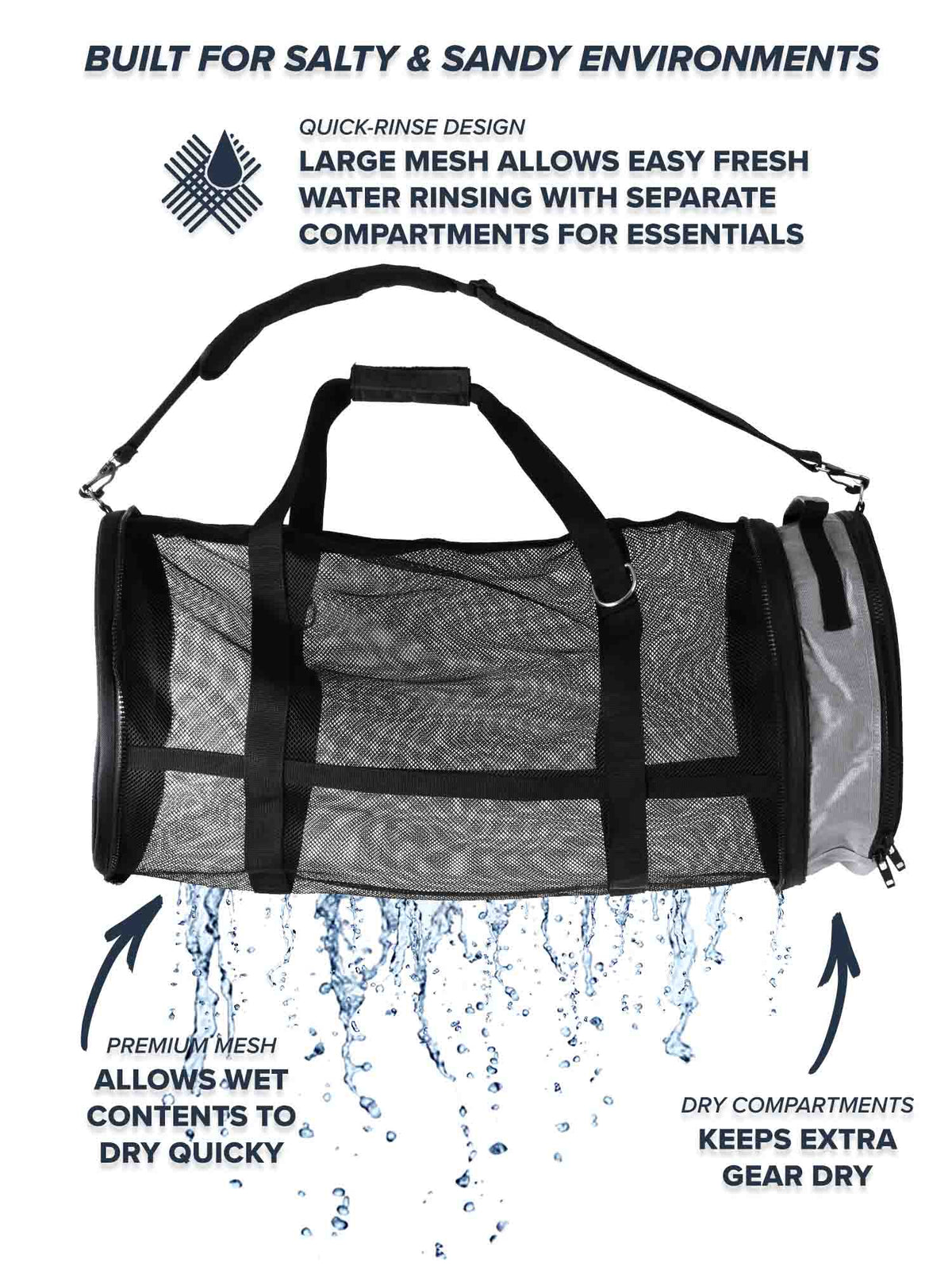 Collapsible Mesh Duffle Bag