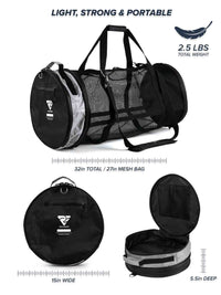 Collapsible Mesh Duffle Bag