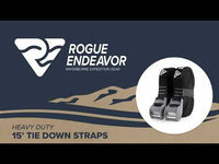 Premium Tie-Down Cargo Straps (15 ft)