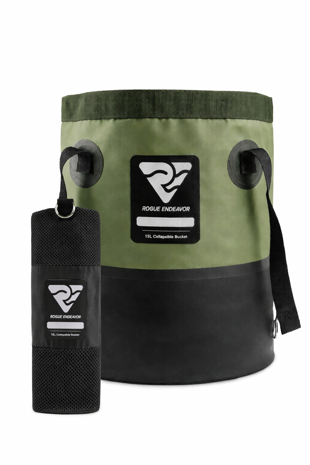 Collapsible 3-Gallon Bucket — Marine-Grade TPU, Kayak Crate Sized
