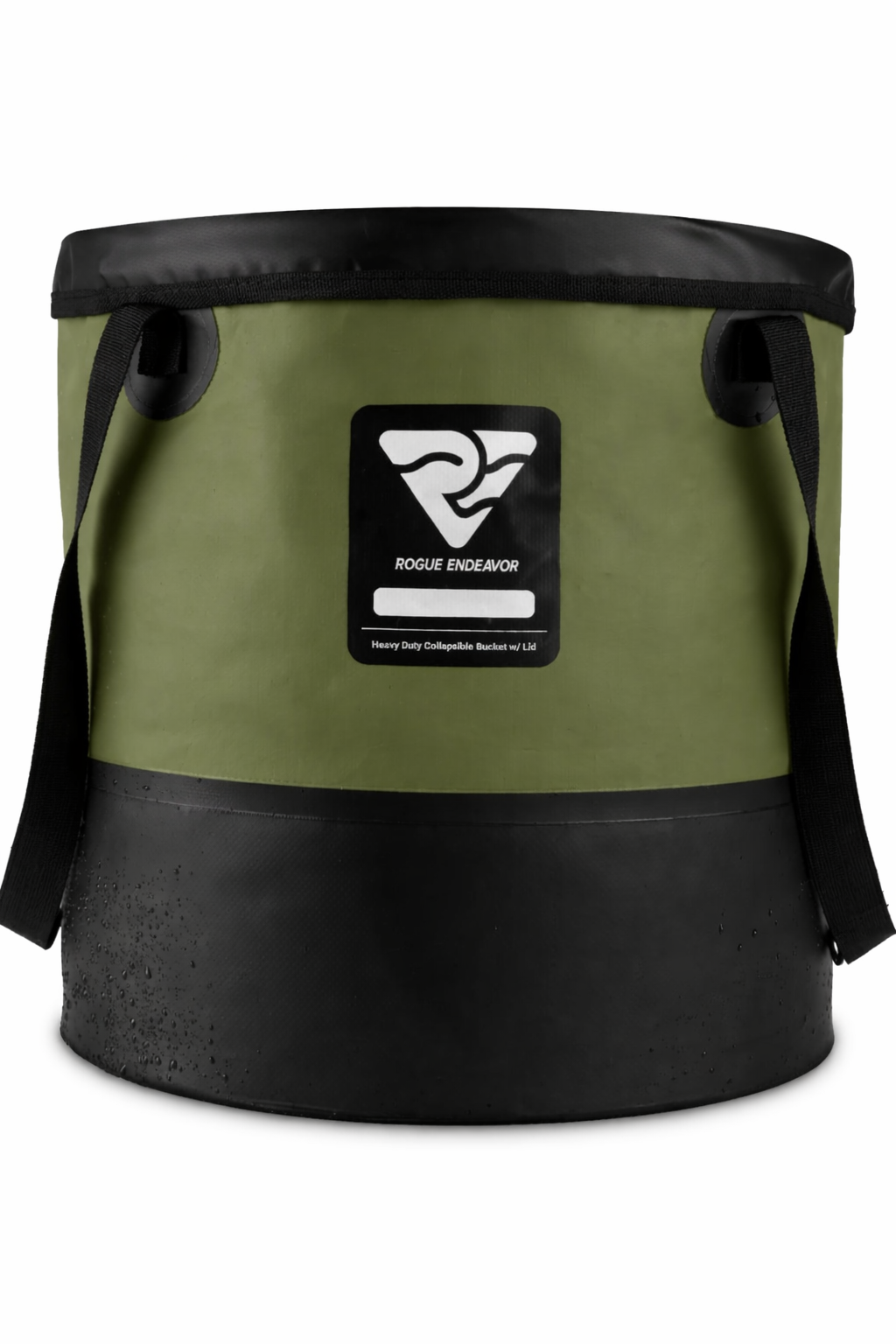 Collapsible 5-Gallon Bucket with Sealed Lid — Marine-Grade TPU