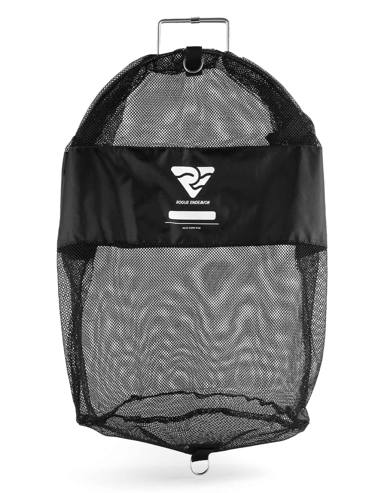 Rogue Endeavor Mesh Fish Bag with one-hand locking lever for spearfishing kayak and lobster