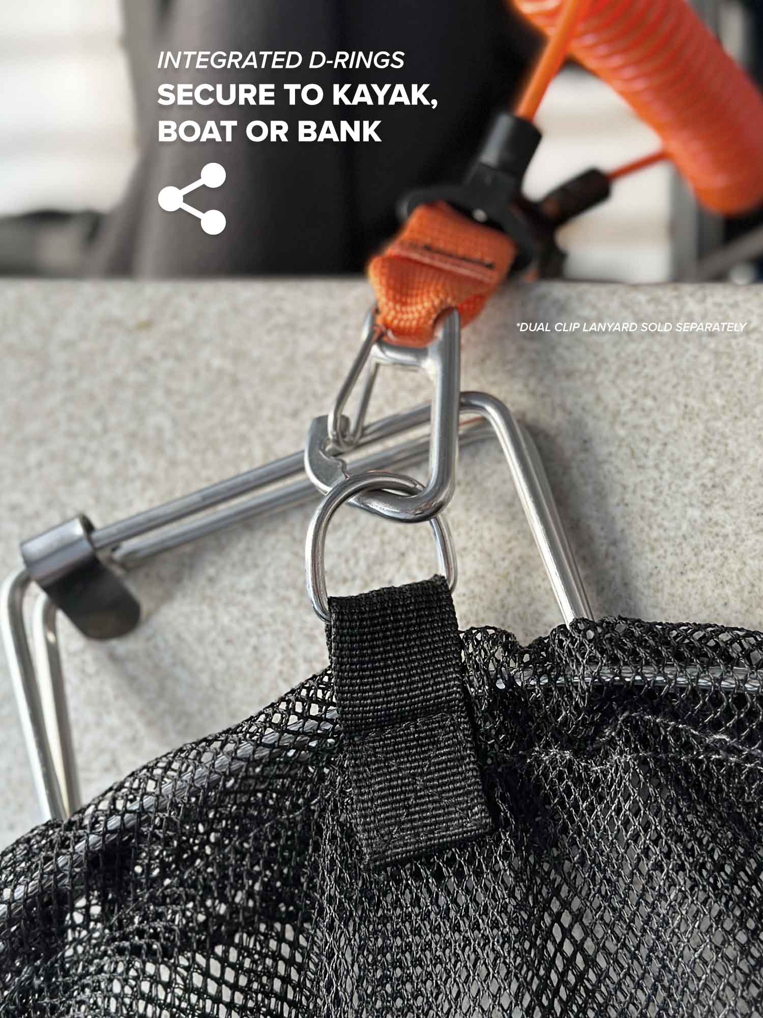 Mesh Fish Bag in use spearfishing