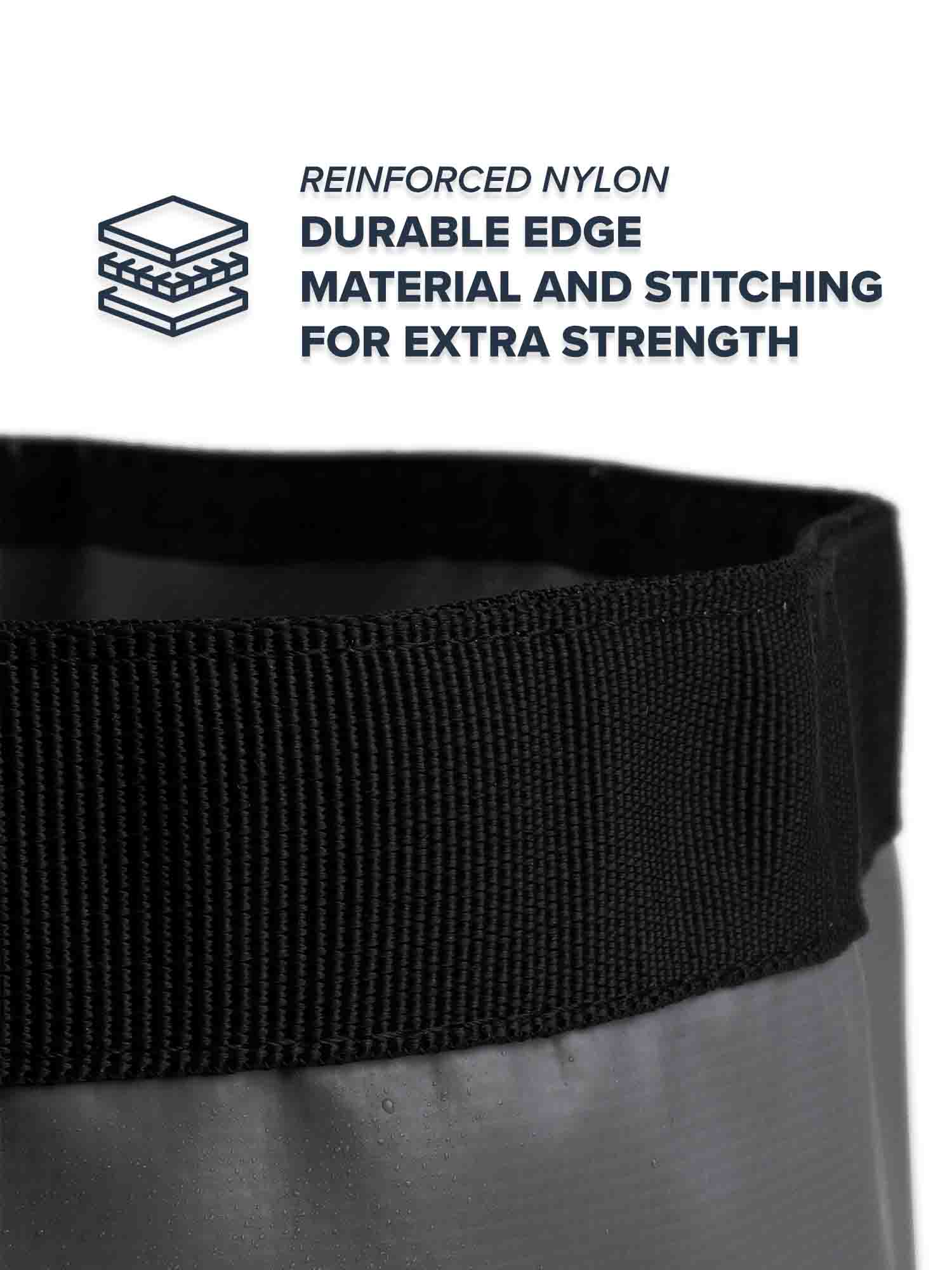 Collapsible 3-Gallon Bucket mesh carry bag