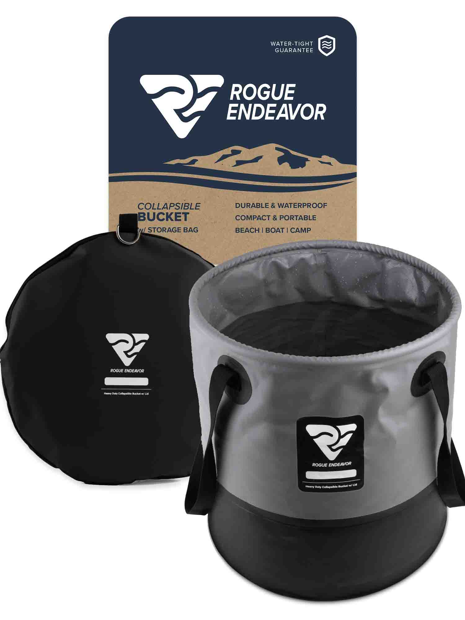 Collapsible 5-Gallon Bucket sealed lid detail