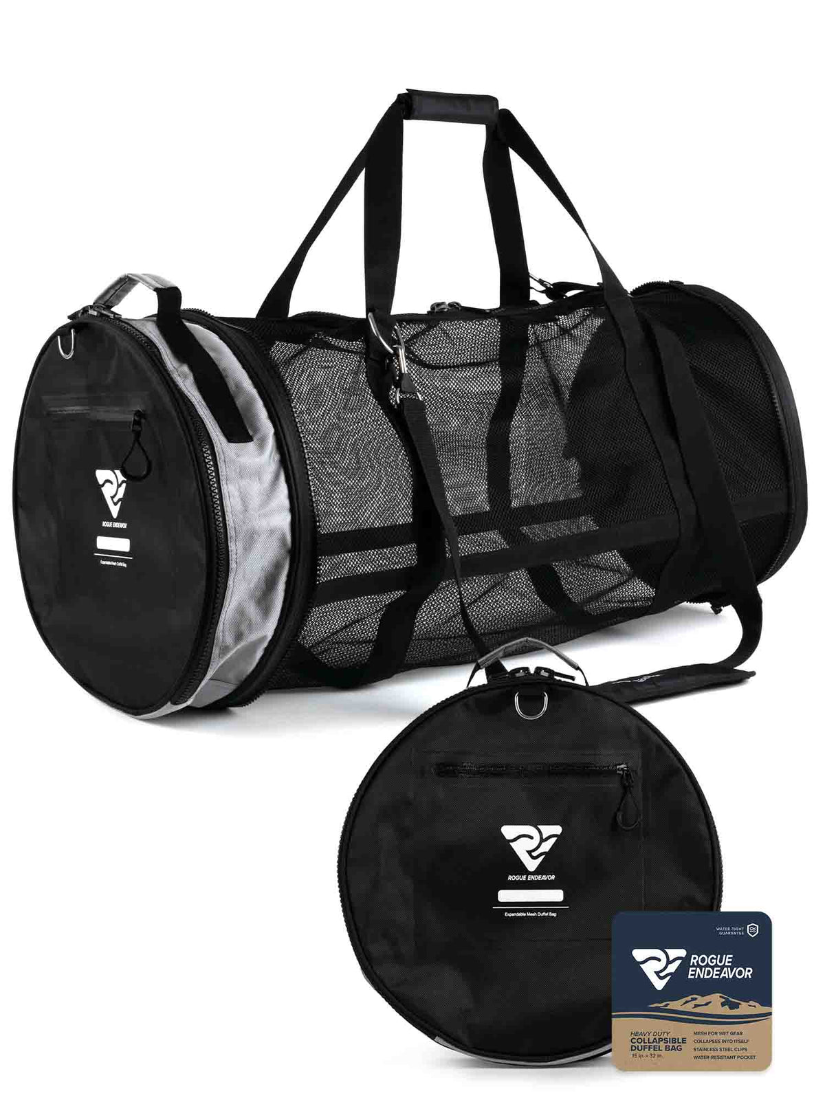 Collapsible Mesh Duffle Bag - RogueEndeavor