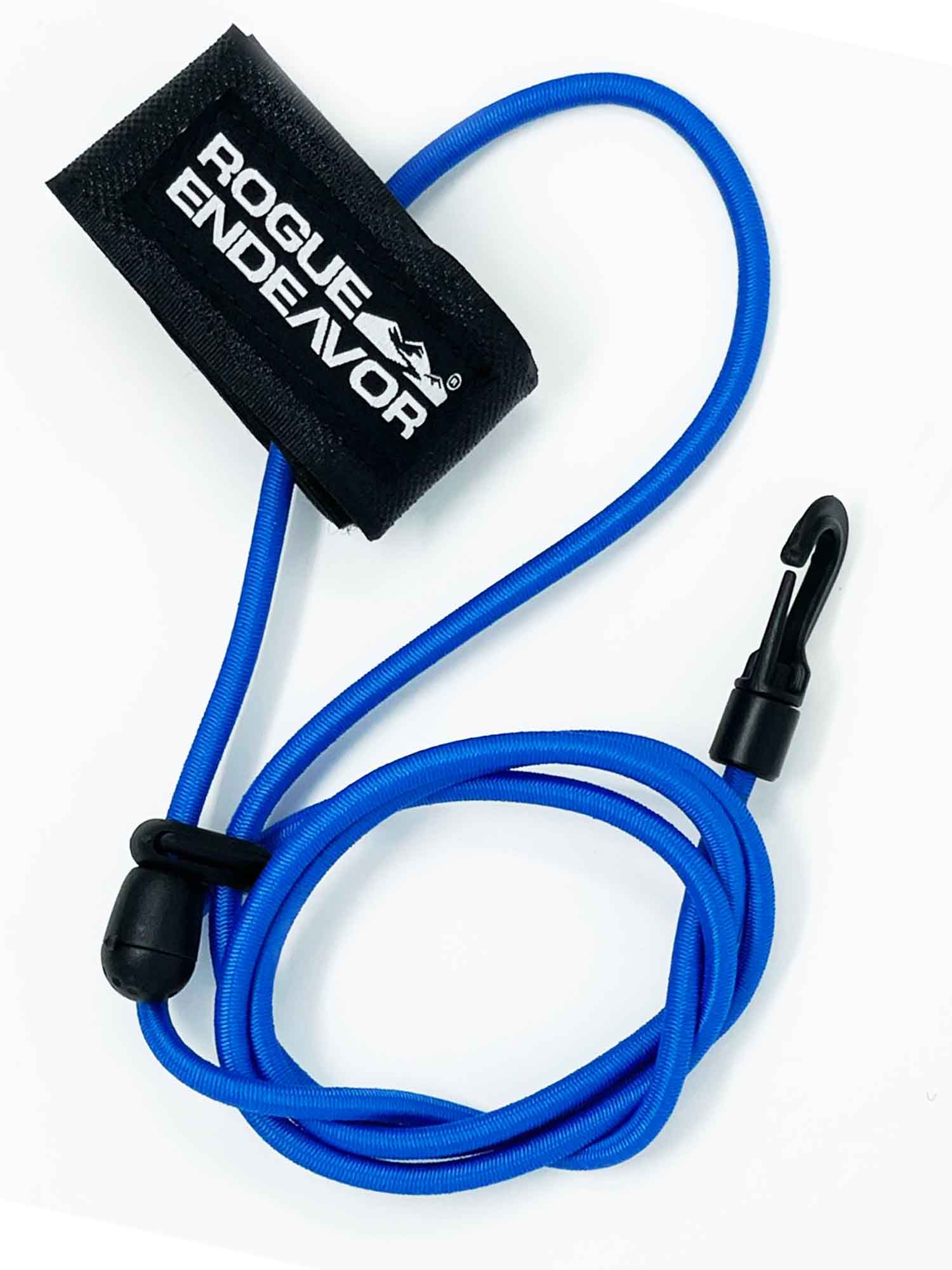 Fishing Rod & Paddle Leash attached to SUP paddle