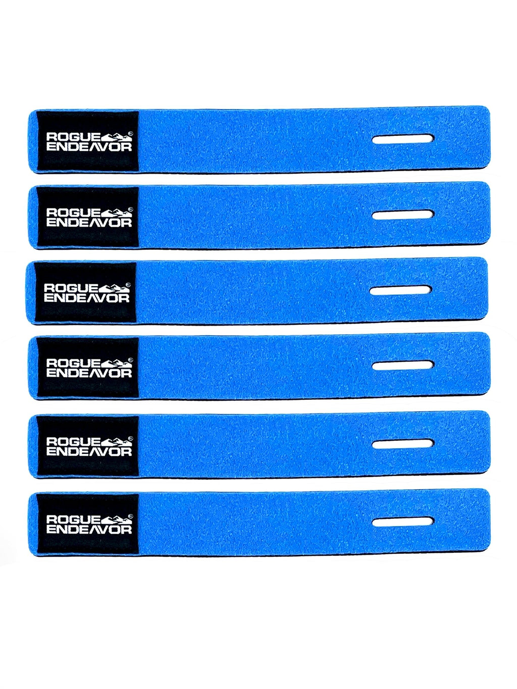 Fishing Rod Wraps holding two-piece rod