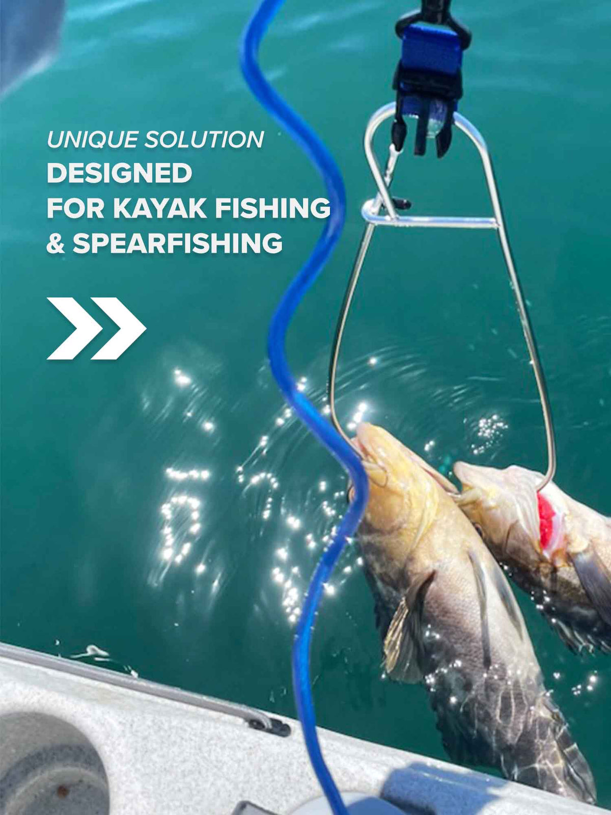 Loviver Fishing Stringer Big Fish Lock With Float Fish Stringer For Kayak For Bass Large Multicolor 19cmx15cmx3cm