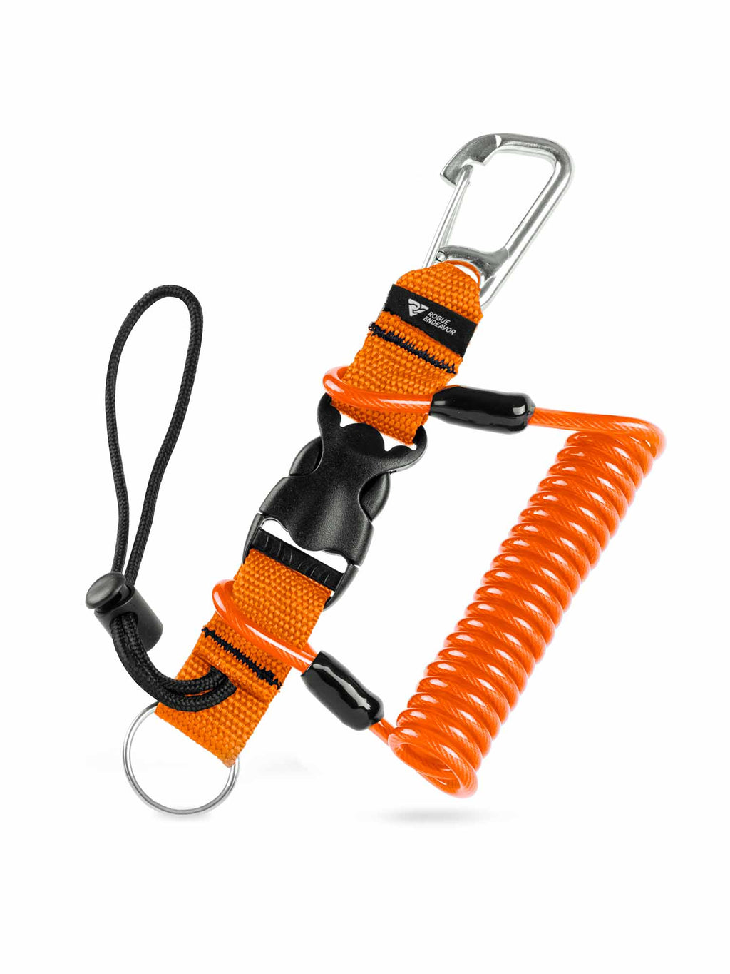 Rogue Endeavor Heavy Duty Camera Lanyard with stainless clip and webbing loop for GoPro and dive lights