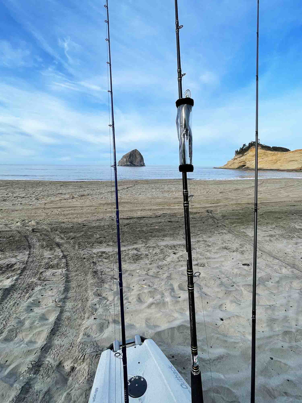 Heavy Duty Lure Wraps on rigged rod