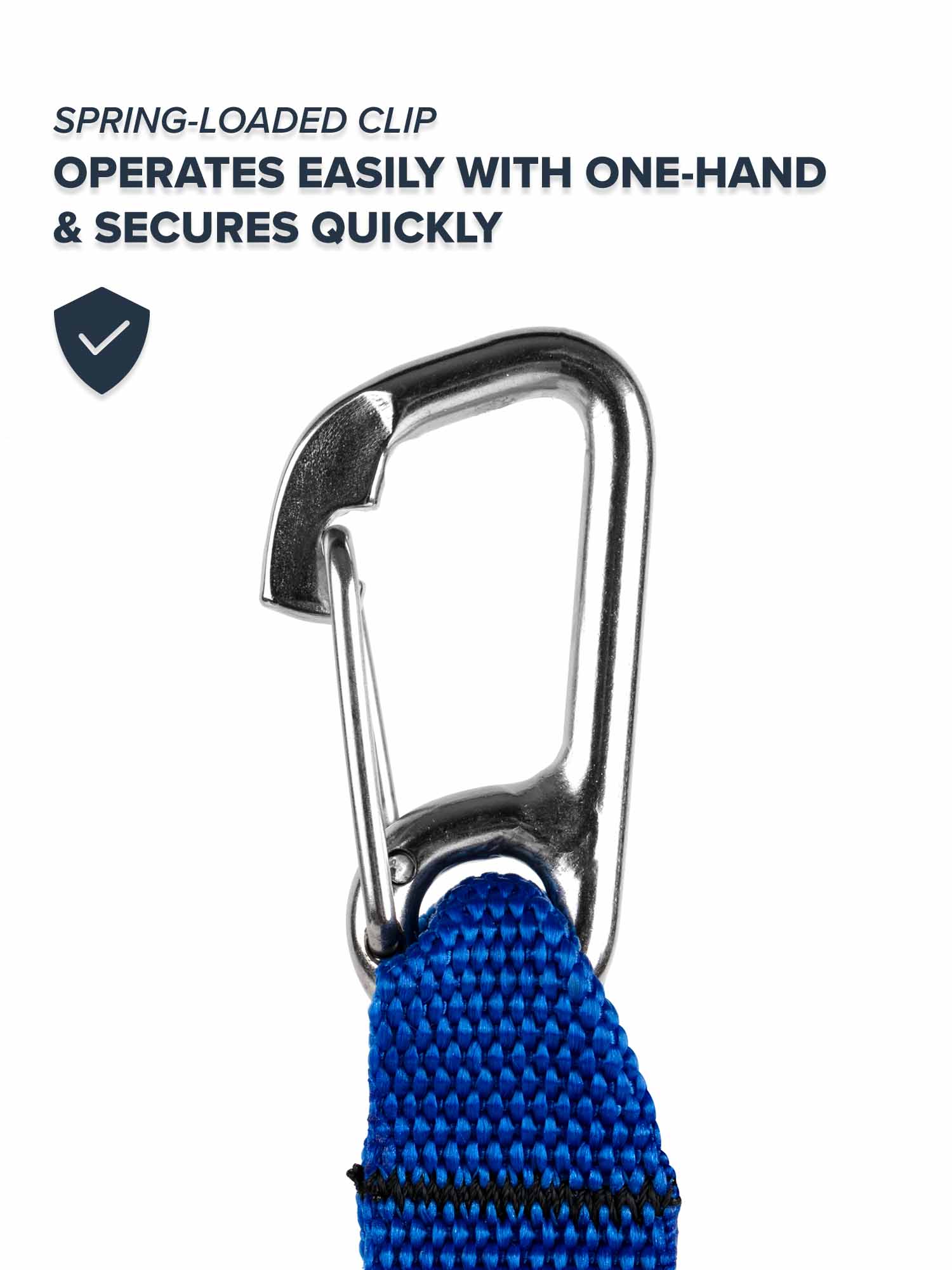 Heavy Duty Gear Lanyard double-clip configuration