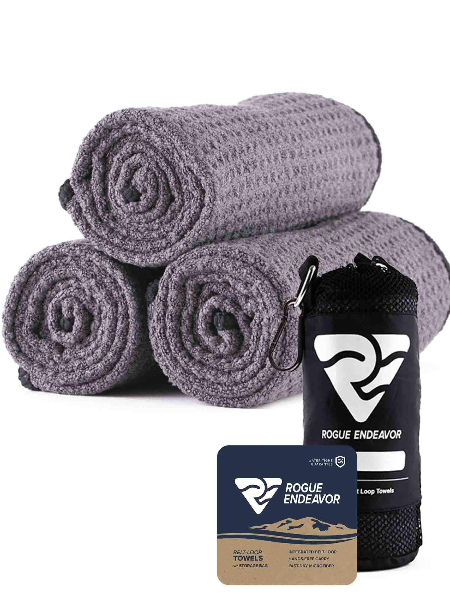 Bait Towels with Belt Loop on angler hip