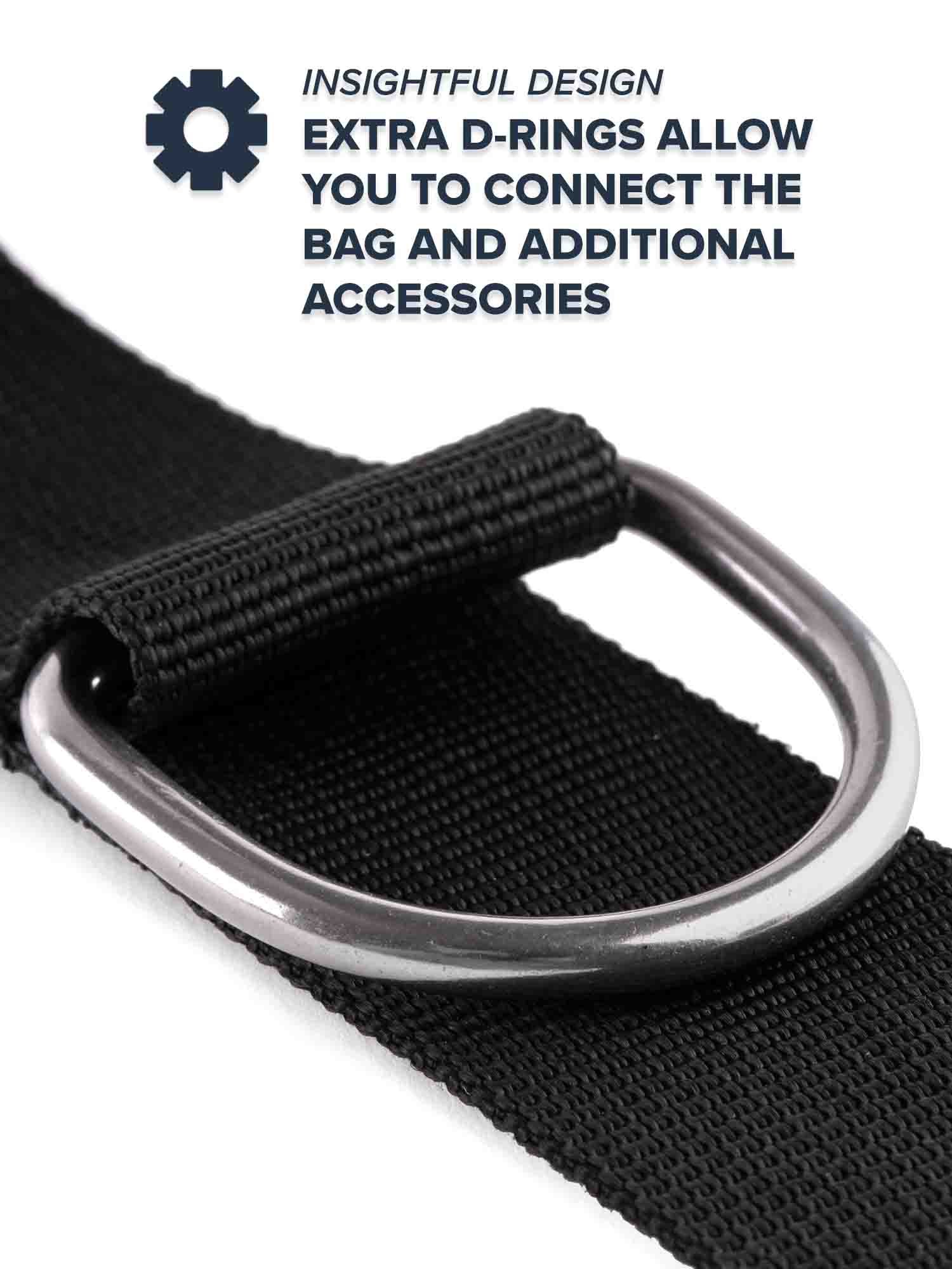 SUP Carry Straps mesh storage bag with carabiner