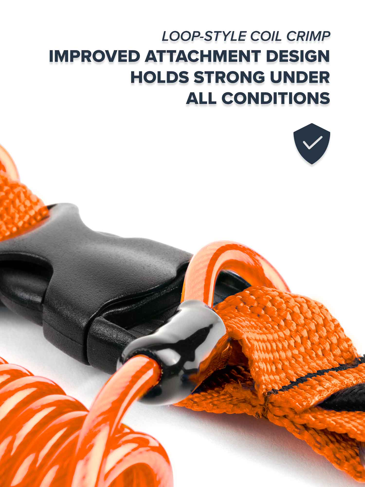 Ultra Duty Fish Stringer steel-core lanyard detail